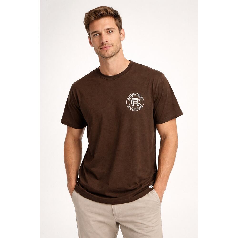 Reigning Champ Logo Men’s T-Shirt Cotton Brown Size XL